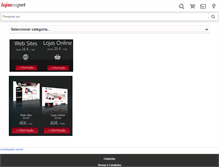 Tablet Screenshot of lojas-na.net